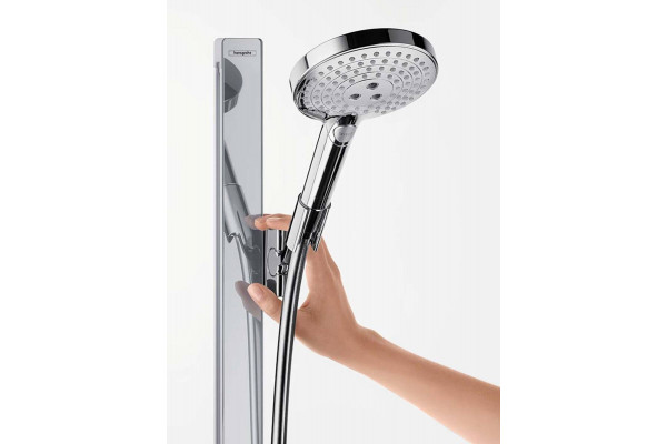 Душевая штанга Hansgrohe Unica 27640400 90 см, белый, хром в современном стиле