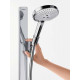 Душевая штанга Hansgrohe Unica 27640400 90 см, белый, хром в современном стиле