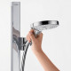Душевая штанга Hansgrohe Unica 27640400 90 см, белый, хром в современном стиле