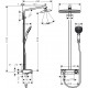 Душевая стойка Hansgrohe Raindance E 360 27288400 Showerpipe, белый, хром, штанга 113.7 см, шланг пластиковый 160 см