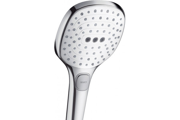 Душевая стойка Hansgrohe Raindance E 360 27288400 Showerpipe, белый, хром, штанга 113.7 см, шланг пластиковый 160 см