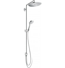 Душевая стойка Hansgrohe Croma Select S 26793000 хром штанга 124.6 см, шланг пластиковый 160 см