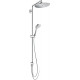 Душевая стойка Hansgrohe Croma Select S 26793000 хром штанга 124.6 см, шланг пластиковый 160 см