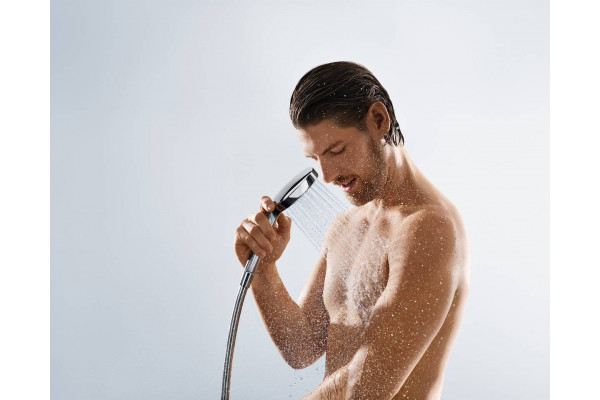 Душевая стойка Hansgrohe Croma Select S 26793000 хром штанга 124.6 см, шланг пластиковый 160 см