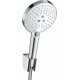 Душевой гарнитур Hansgrohe Raindance Select S 26721400 белый, хром, штанга 25 см, шланг пластиковый 160 см