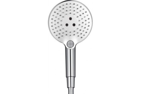 Душевой гарнитур Hansgrohe Raindance Select S 26721400 белый, хром, штанга 25 см, шланг пластиковый 160 см