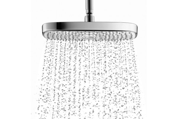 Верхний душ Hansgrohe Raindance Select E 300 2jet 26608000 хром штанга 19.6 см,  в современном стиле