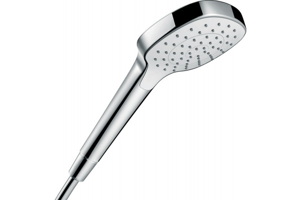 Душевой гарнитур Hansgrohe Croma Select E 26424400 белый, хром, штанга 28.9 см, шланг пластиковый 125 см
