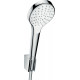 Душевой гарнитур Hansgrohe Croma Select S 26420400 белый, хром, штанга 28.9 см, шланг пластиковый 125 см