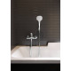 Душевой гарнитур Hansgrohe Croma Select E 26412400 белый, хром, штанга 28.9 см, шланг пластиковый 160 см