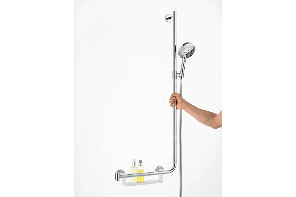 Душевой гарнитур Hansgrohe Raindance Select S 26326000 хром штанга 120.95 см, шланг пластиковый 160 см