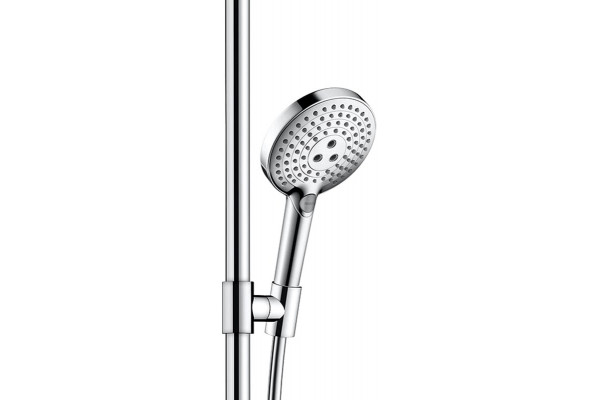 Душевой гарнитур Hansgrohe Raindance Select S 26326000 хром штанга 120.95 см, шланг пластиковый 160 см