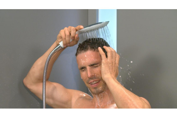 Душевая лейка Hansgrohe Raindance Select E 26551400 белый, хром, 3 режима