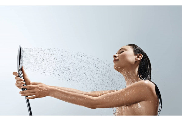 Душевая лейка Hansgrohe Raindance Select E 26551400 белый, хром, 3 режима