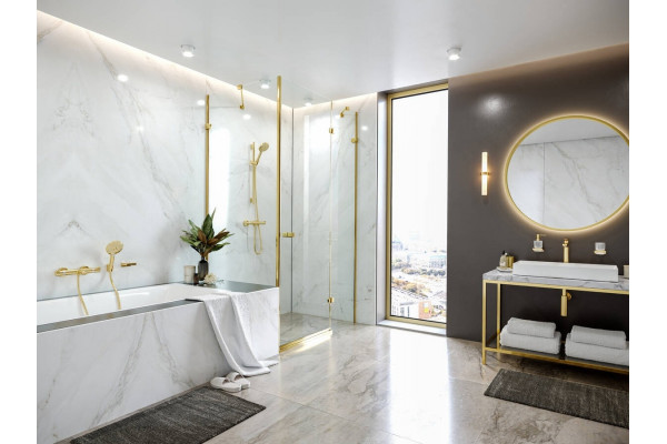 Душевая лейка Hansgrohe Raindance Select S 26530990 полированное золото штанга 22.25 см,  в современном стиле
