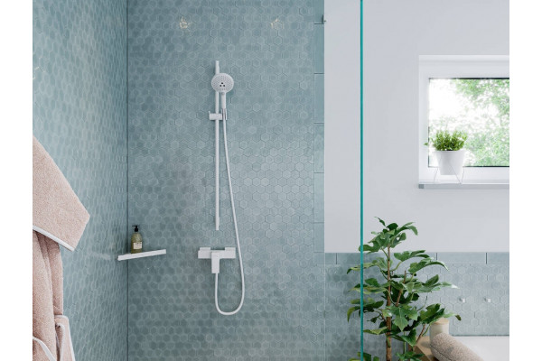 Душевая лейка Hansgrohe Raindance Select S 26530700 матовая белая цвет белый, штанга 22.25 см