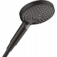 Душевая лейка Hansgrohe Raindance Select S 26530670 матовая черная цвет черный, штанга 22.25 см