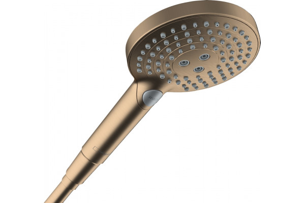 Душевая лейка Hansgrohe Raindance Select S 26014140 шлифованная бронза штанга 22.25 см, 3 режима