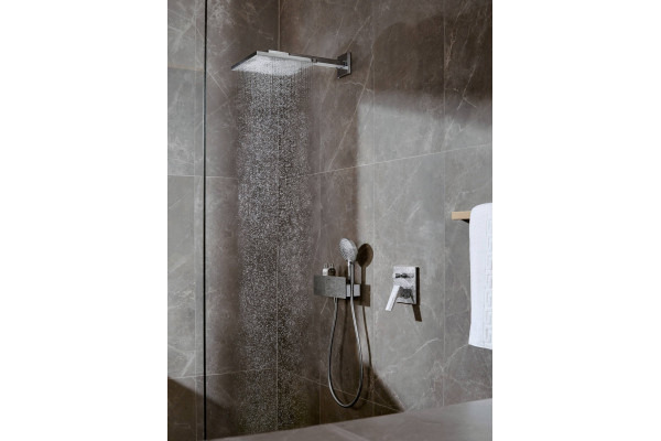 Шланговое подключение Hansgrohe Fixfit Porter 300 26456000 держатель для душа, хром, штанга 10 см