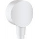 Шланговое подключение Hansgrohe FixFit 26453700 матовый белый штанга 6.5 см,  в современном стиле