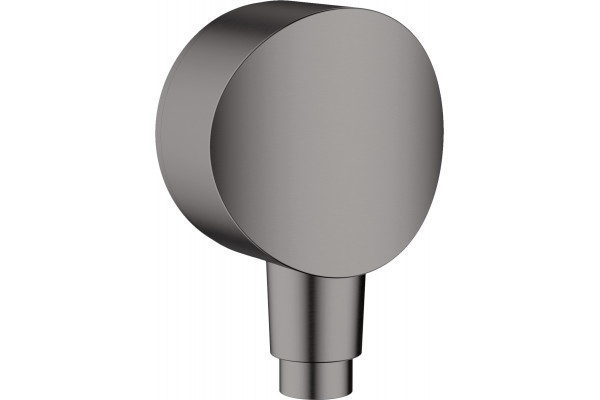 Шланговое подключение Hansgrohe FixFit 26453340 шлифованный черный хром штанга 6.5 см,  в современном стиле