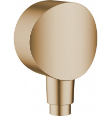 Шланговое подключение Hansgrohe FixFit 26453140 шлифованная бронза штанга 6.5 см,  в современном стиле