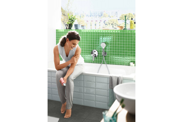 Смеситель Hansgrohe Novus 71045000 для ванны с душем, однорычажный, хром