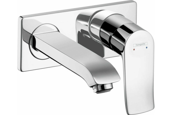 Смеситель Hansgrohe Metris 31086000 для раковины однорычажный, хром