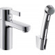Смеситель Hansgrohe Metris S 31160000 для раковины с гигиеническим душем, однорычажный, хром
