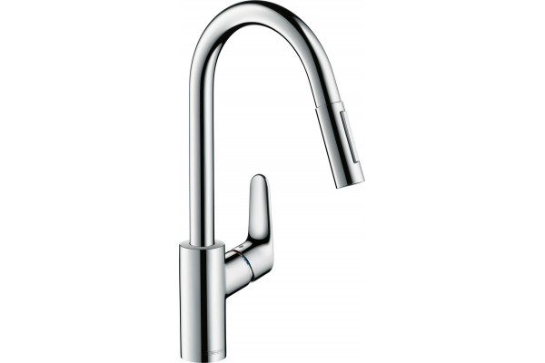 Смеситель Hansgrohe Focus 31815000 для кухонной мойки однорычажный, хром