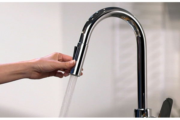 Смеситель Hansgrohe Focus 31815000 для кухонной мойки однорычажный, хром
