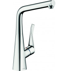 Смеситель Hansgrohe Metris 14822000 для кухонной мойки однорычажный, хром