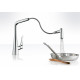 Смеситель Hansgrohe Metris 14820800 для кухонной мойки однорычажный, хром