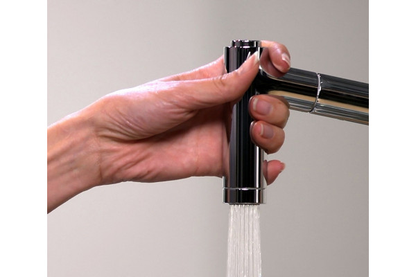 Смеситель Hansgrohe Metris 14820000 для кухонной мойки однорычажный, хром