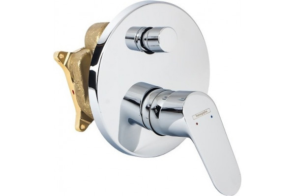 Смеситель Hansgrohe Focus E2 31945000 для ванны с душем, однорычажный, хром