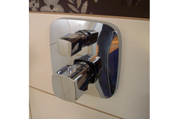 Термостат Hansgrohe PuraVida 15775000 для ванны с душем, термостат, хром