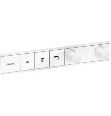 Термостат Hansgrohe RainSelect 15381700 для ванны с душем, матовый белый, термостат