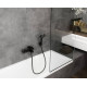 Настенный держатель Hansgrohe Porter S 28331670 матовый черный в современном стиле