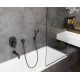 Настенный держатель Hansgrohe Porter S 28331670 матовый черный в современном стиле