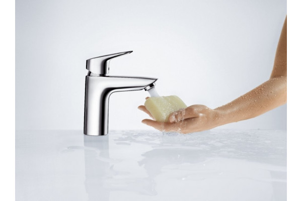 Смеситель для раковины Hansgrohe Logis 71100000 однорычажный, хром