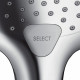 Душевая лейка Hansgrohe Raindance Select E 150 3jet EcoSmart хром,  в современном стиле
