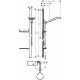 Душевой гарнитур Hansgrohe Rainfinity 27673000 хром, штанга 150 см
