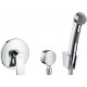 Гигиенический душ Hansgrohe 32128000 со смесителем 31686000 хром,  в современном стиле