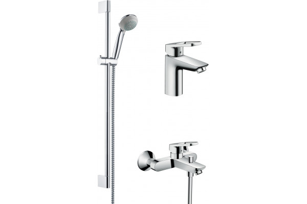 Душевой комплект Hansgrohe SET Logis Loop хром, шланг 160 см