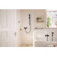 Смеситель для душа Hansgrohe Rebris S 72640670 черный матовый однорычажный