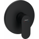 Смеситель для душа Hansgrohe Rebris S 72667670 черный матовый однорычажный