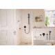 Смеситель для душа Hansgrohe Rebris S 72667670 черный матовый однорычажный