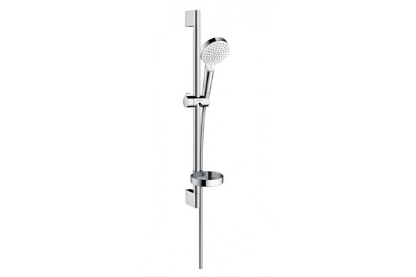 Душевой гарнитур Hansgrohe Crometta Vario 650 26553400 с мыльницей, штанга 66.9 см, шланг 160 см