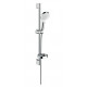 Душевой гарнитур Hansgrohe Crometta Vario 650 26553400 с мыльницей, штанга 66.9 см, шланг 160 см