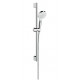 Душевой гарнитур Hansgrohe Crometta 1jet Green 650 26554400 (6 л) штанга 66.9 см, шланг 160 см